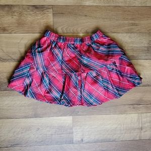 Max Studio Red, Blue & Green Bias Plaid Tiered Skirt Size 3T